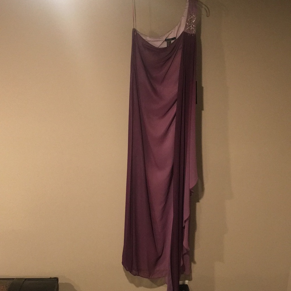 Never worn- one shoulder evening dress